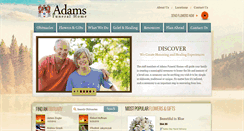 Desktop Screenshot of adamsfuneralhome.org
